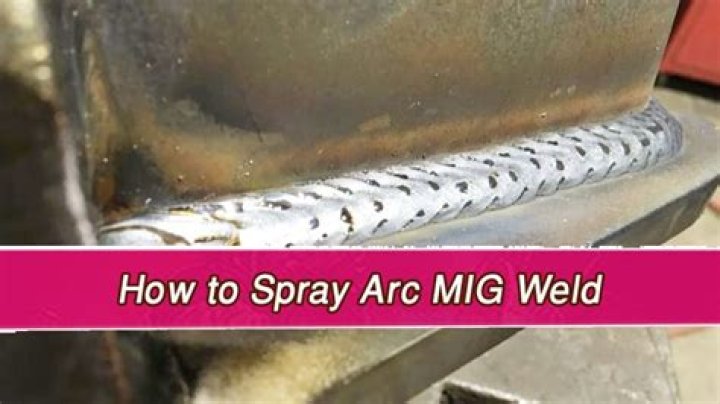 How do you spray a arc MIG welder?