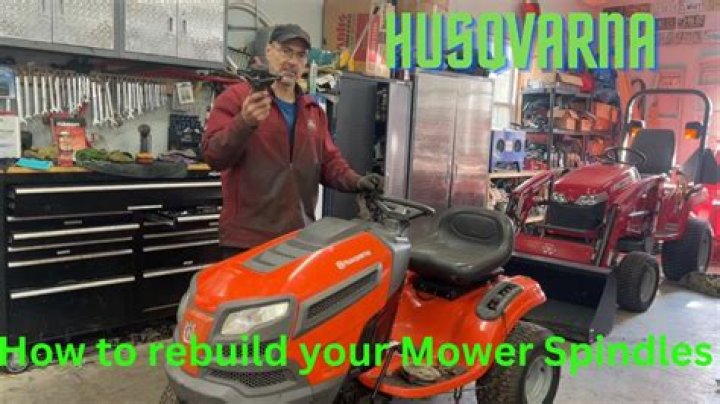 How do you take apart a spindle on a lawn mower?