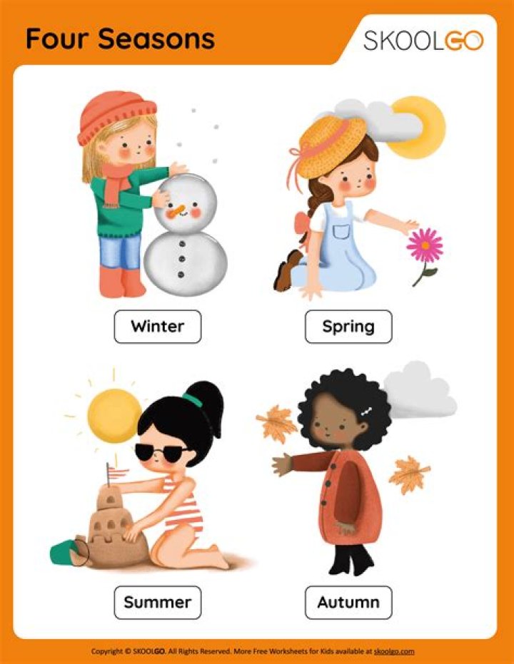 How do you teach preschoolers about seasons?