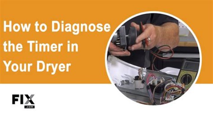How do you test a dryer timer for continuity?