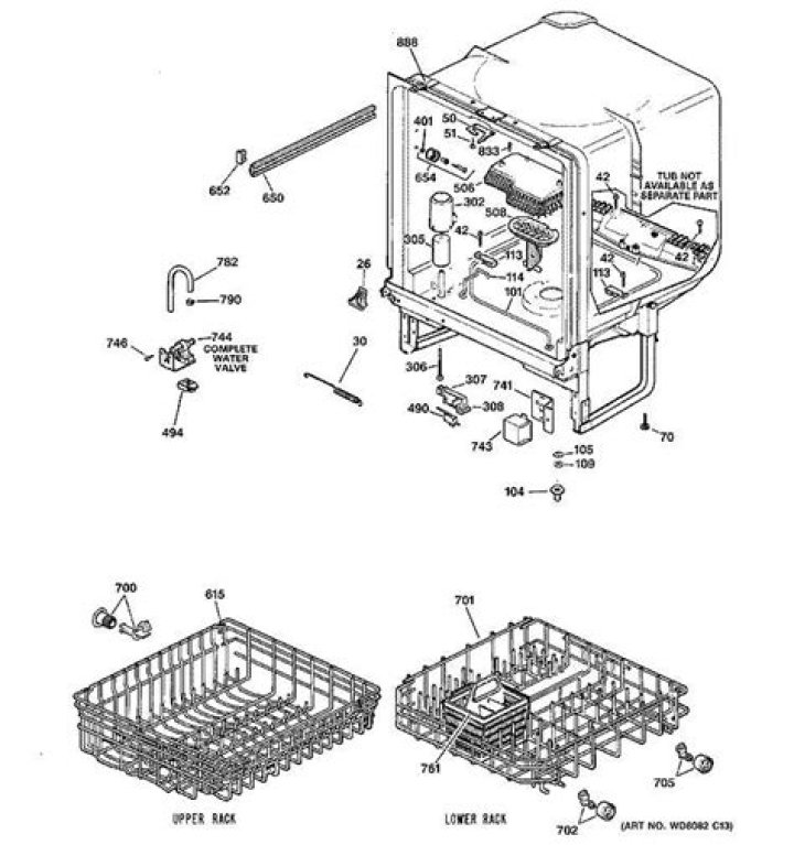 How hot does a Kenmore dishwasher get?