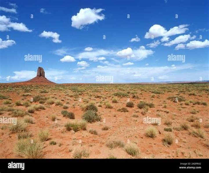 How is an arid landscape formed?