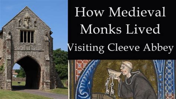 How many monks lived in a medieval monastery?