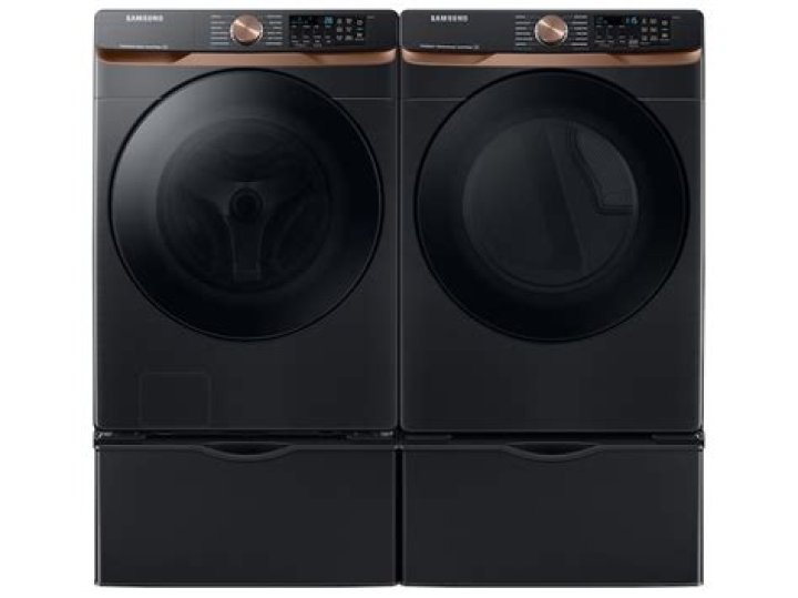 How tall is Samsung washer with pedestal?