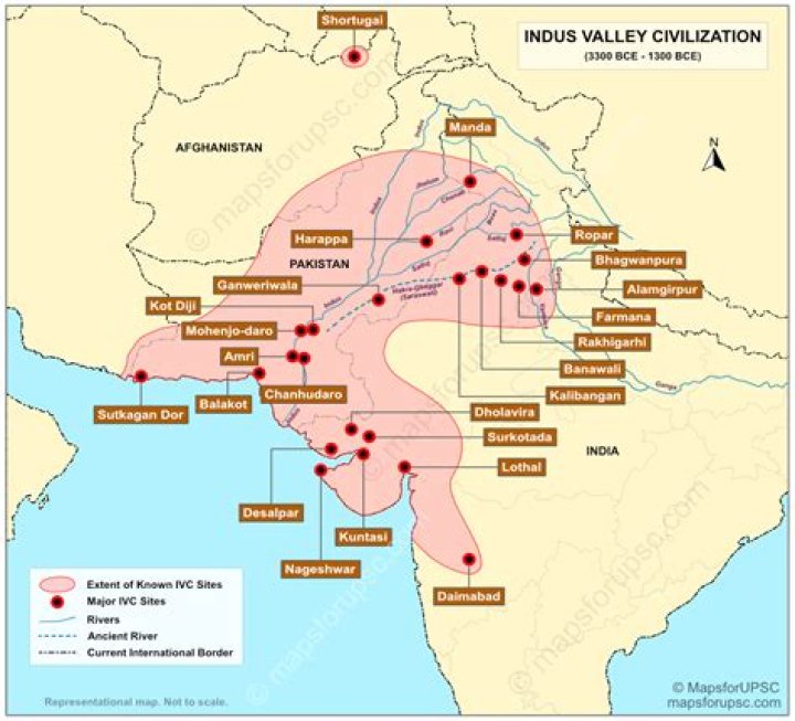 How were the Indus Valley connected to Mesopotamia?