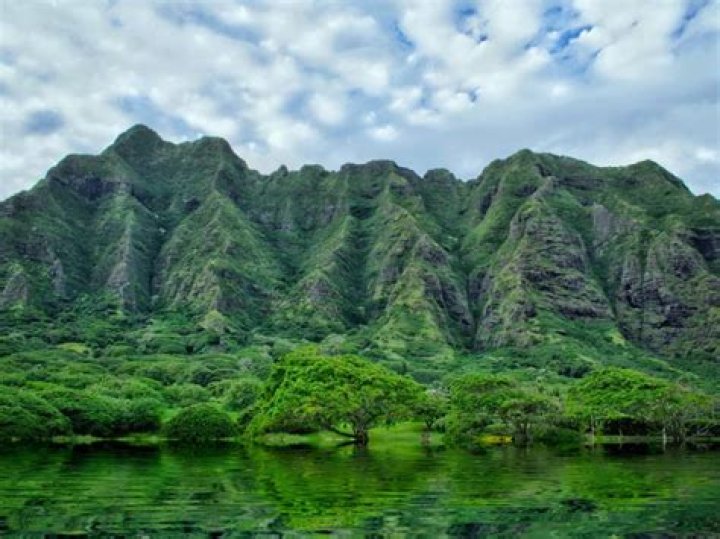 How were the Koolau mountains formed?