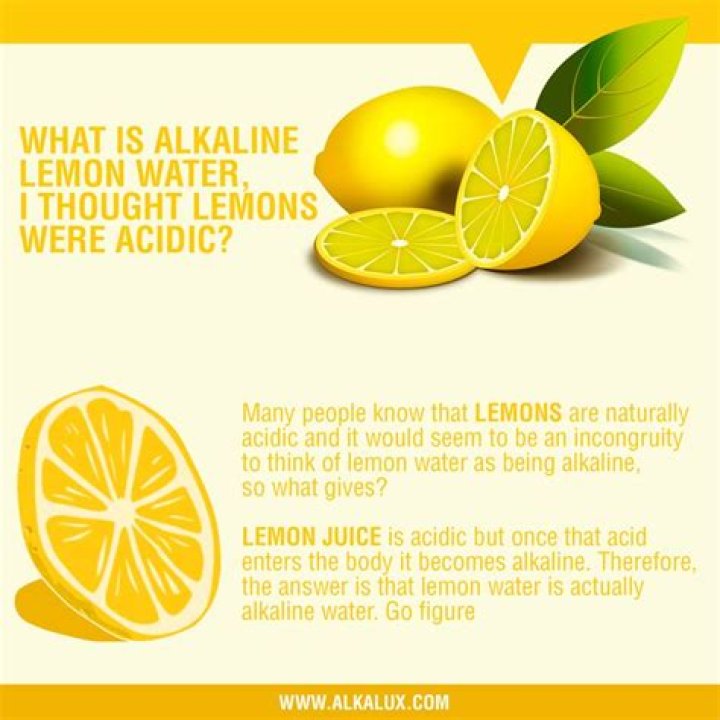 Is Lemon alkaline or acidic?