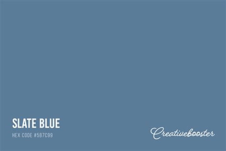 Is slate a blue color?