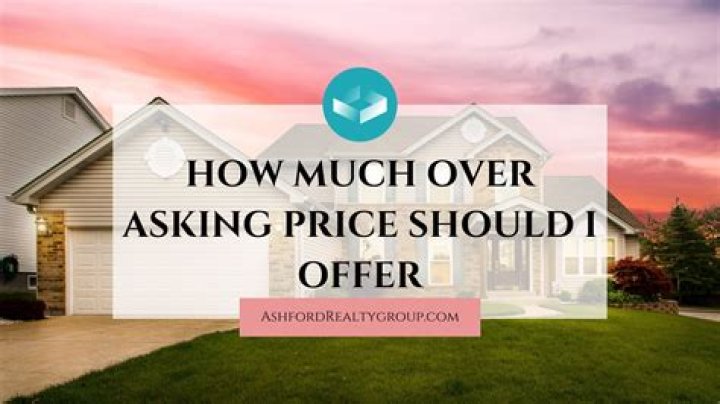 Should you offer asking price for a house?