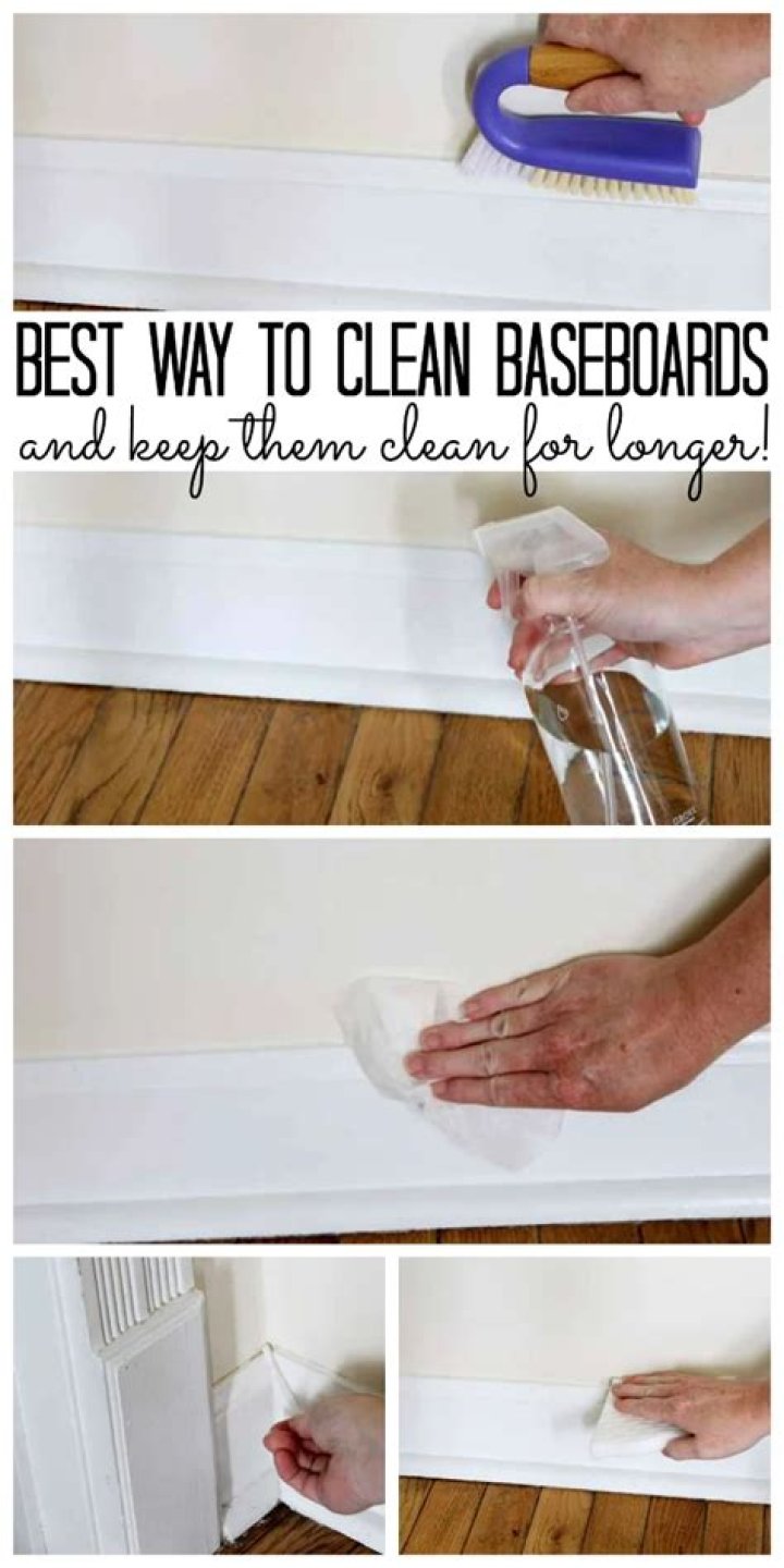 What's the best thing to clean baseboards with?