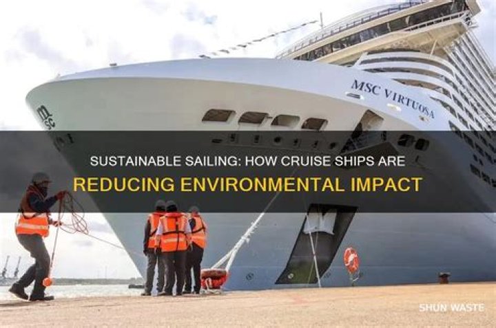 What are cruise ships doing to help the environment?