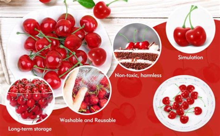 What are fake cherries made of?