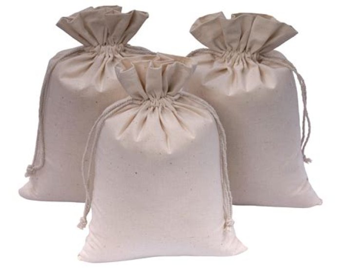 What are muslin bags used for?