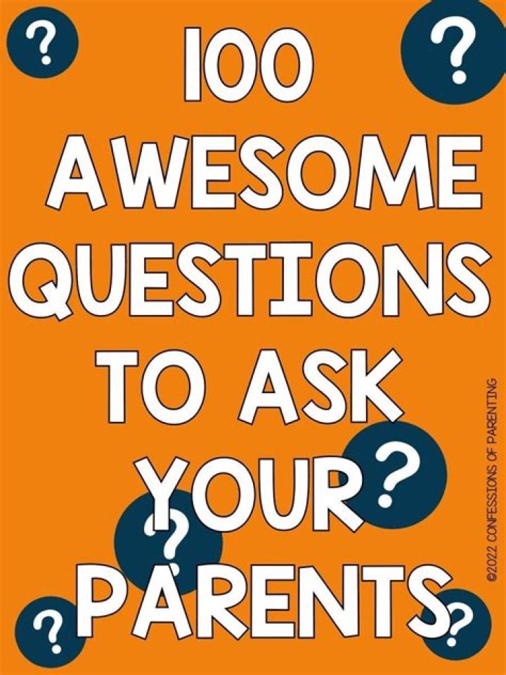 What are some good interview questions to ask your parents?