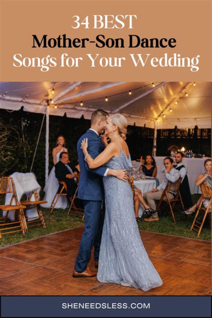 What are some good mother son dance songs for weddings?