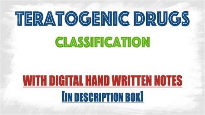What are teratogenic drugs?
