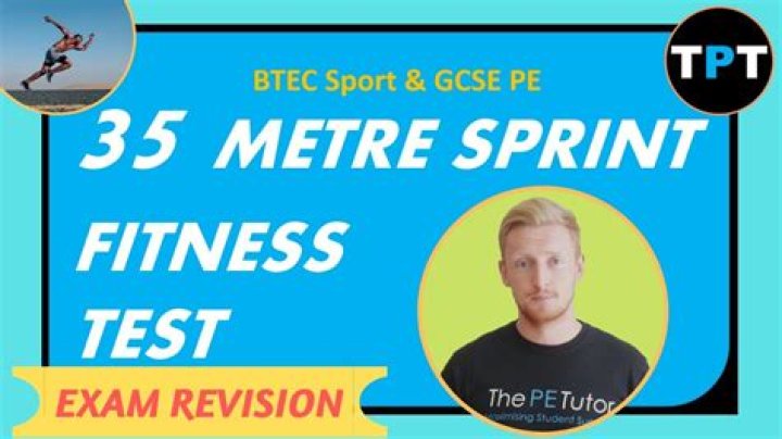 What are the advantages of the 35m sprint test?