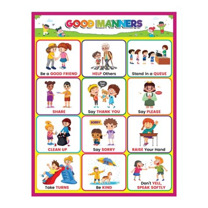 What are the good manners that children should be taught?