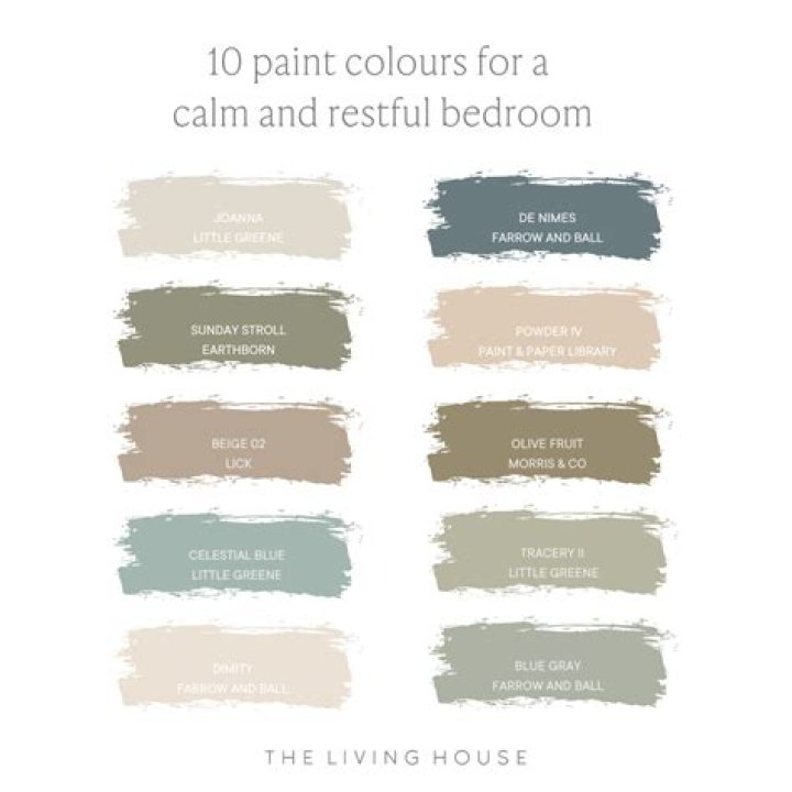 What are the most relaxing paint colors?