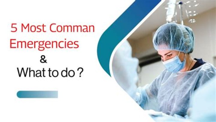 What are two of the most common cardiac emergencies?