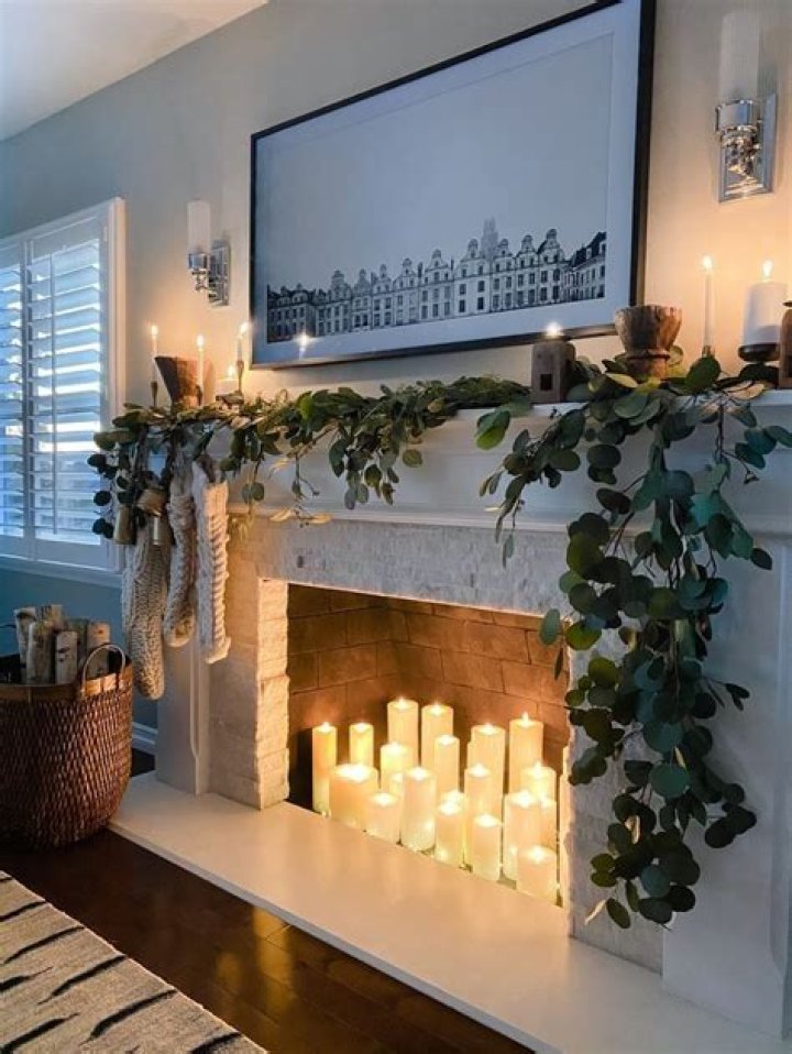 What can I put in my empty fireplace?