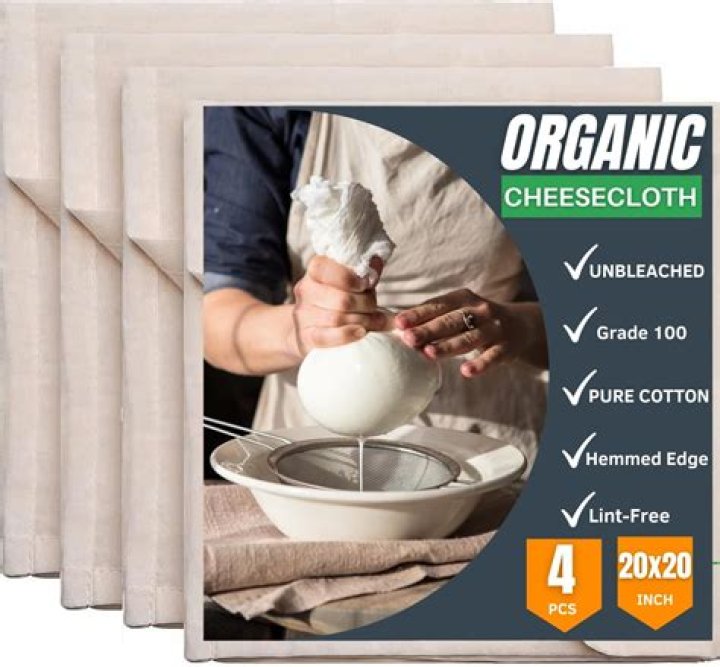 What can I use instead of muslin for cooking?