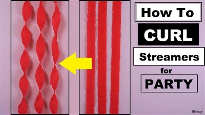 What can you do with crepe streamers?