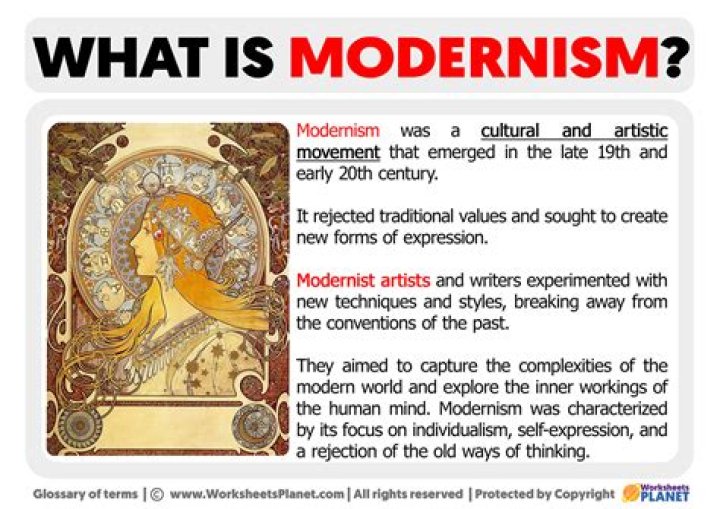 What caused the modernist movement?