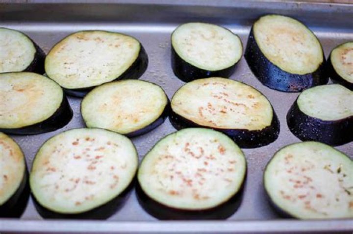 What color are the seeds inside an eggplant?