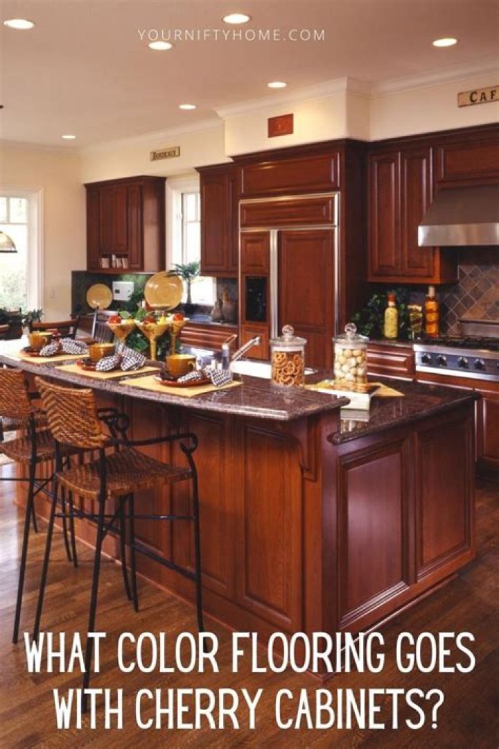 What color goes with cherry?