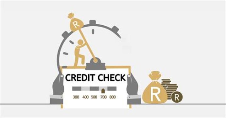 What do estate agents see on credit check?