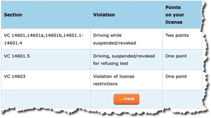 What does 4 points on my license mean?