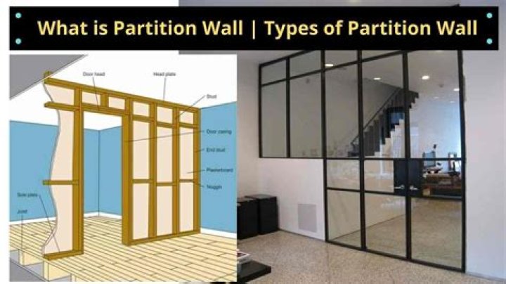 What does a partition wall look like?