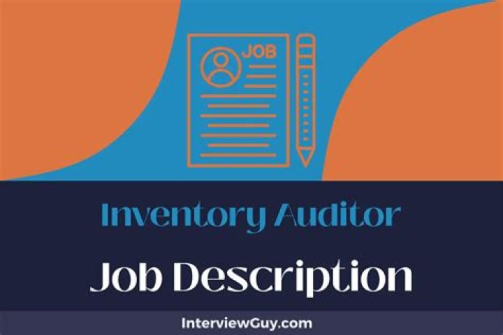 What does an inventory auditor do?