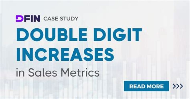 What does double digit increase mean?