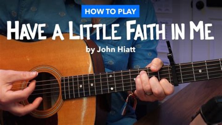 What does have a little faith mean?