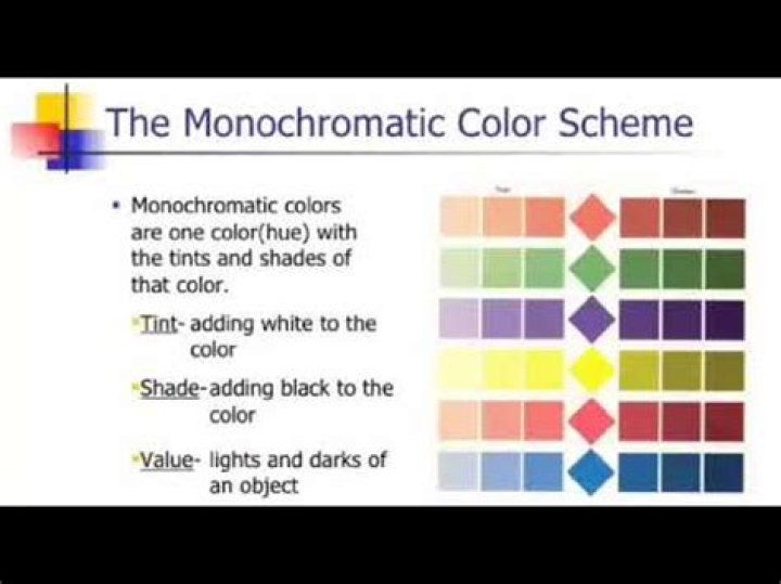 What does monotone color mean?