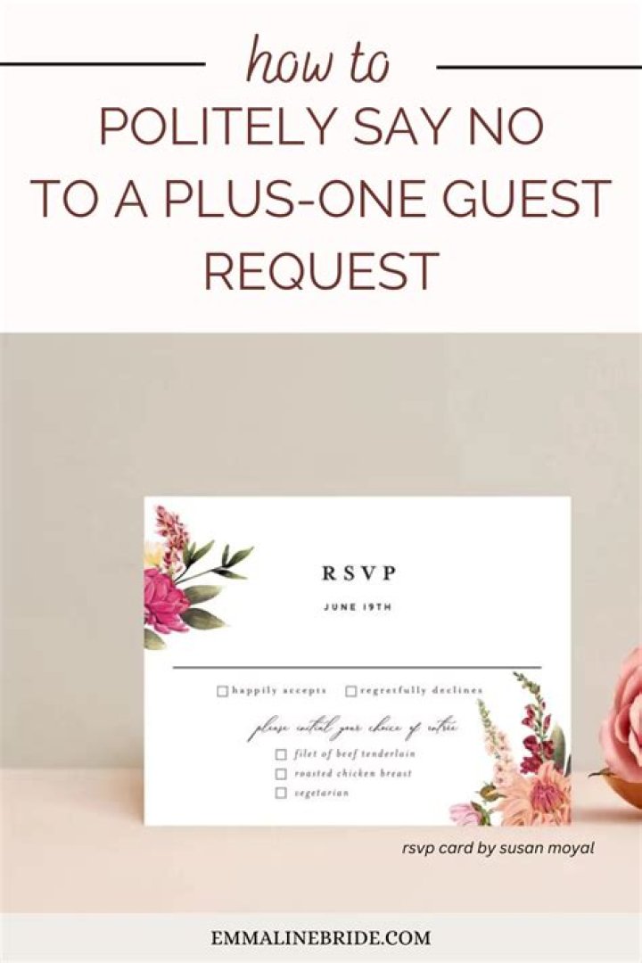 What does no plus one mean?