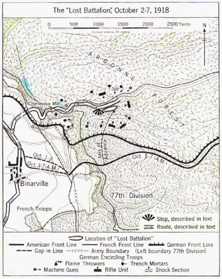 What happened to the Lost Battalion?