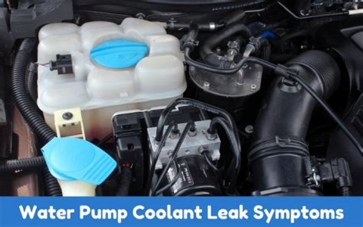 What happens if car water pump leaks?