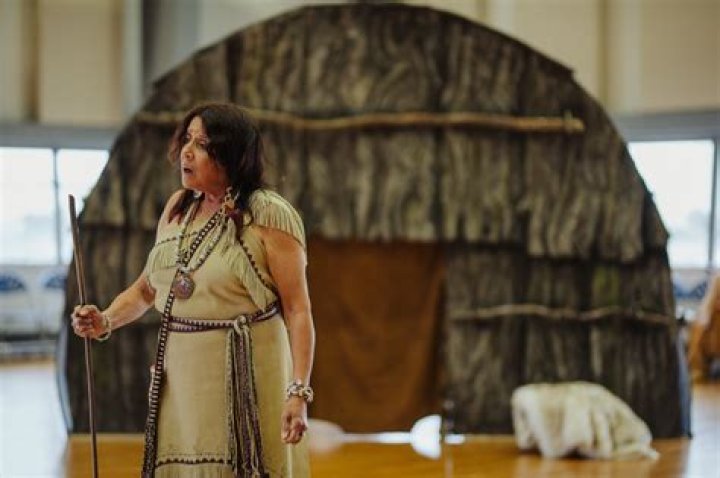 What Indian tribe celebrated with the Plymouth colonists?