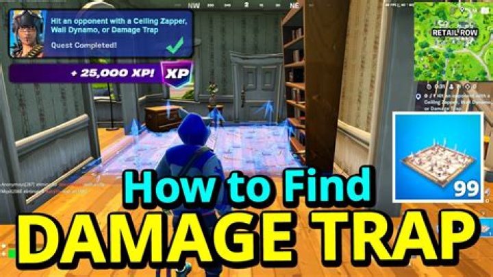 What is a damage trap in fortnite?