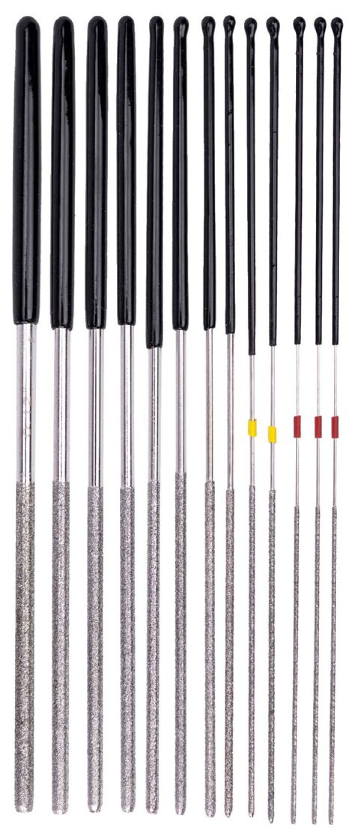 What is a diamond coated file used for?