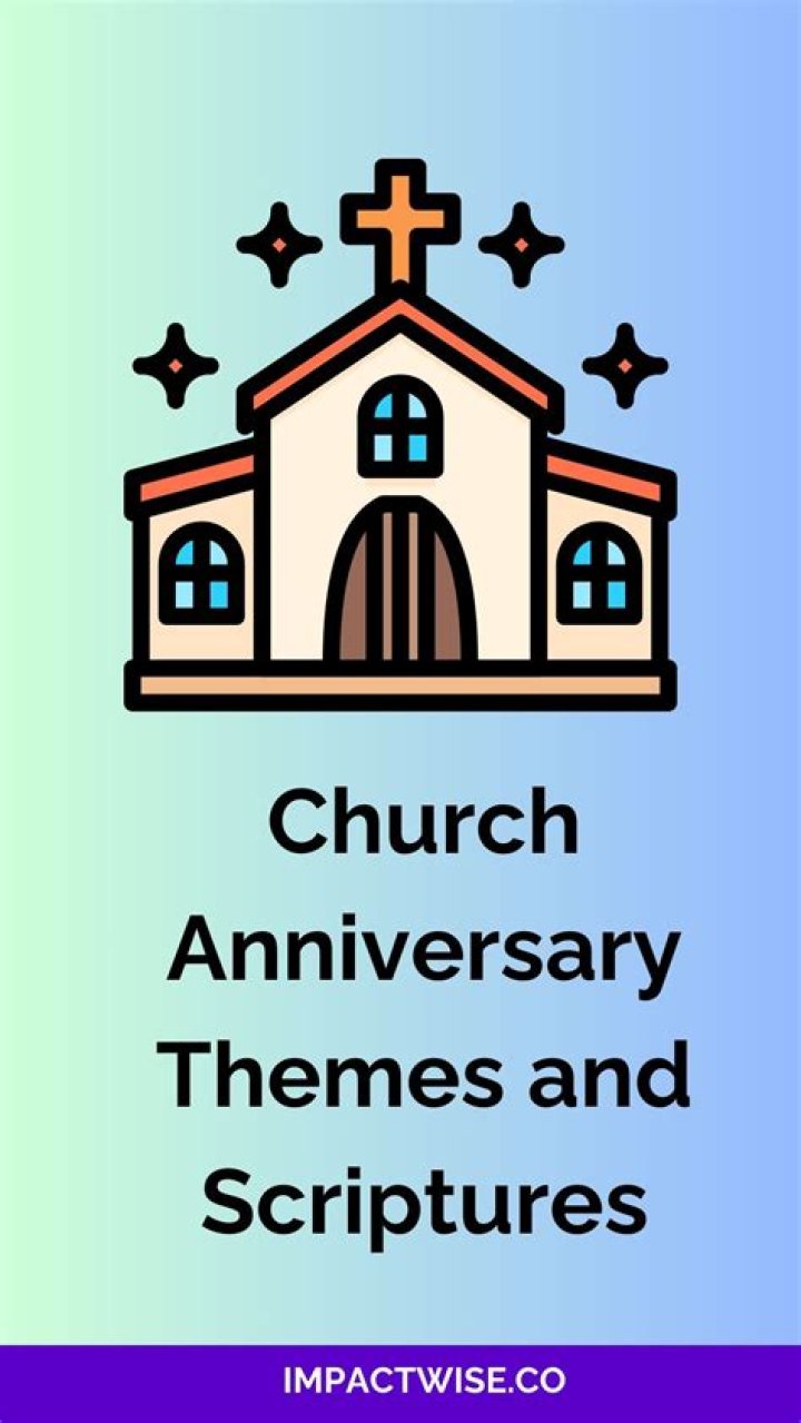 What is a good theme for church anniversary?