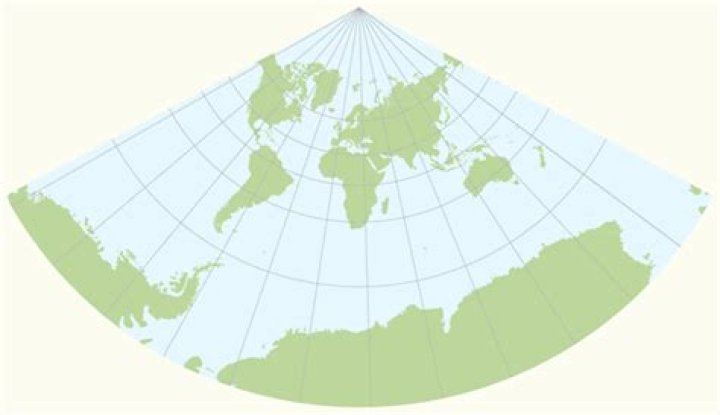 What is a Lambert map projection?