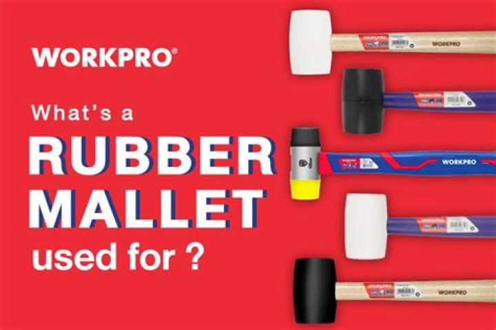 What is a rubber mallet made of?