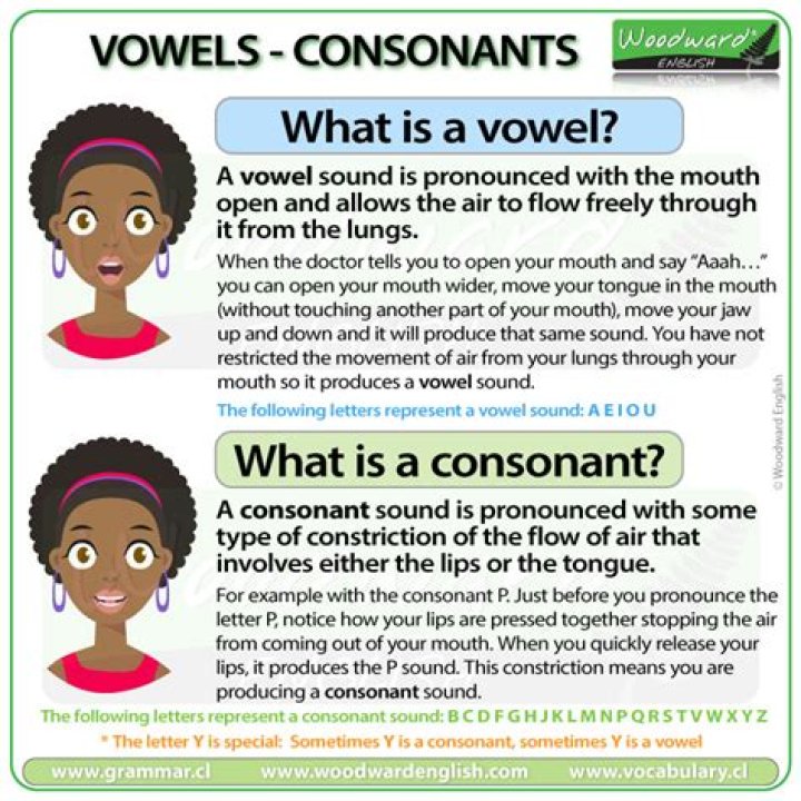 What is a vowel consonant consonant vowel?