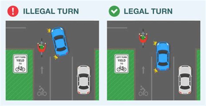 What is an illegal left turn?