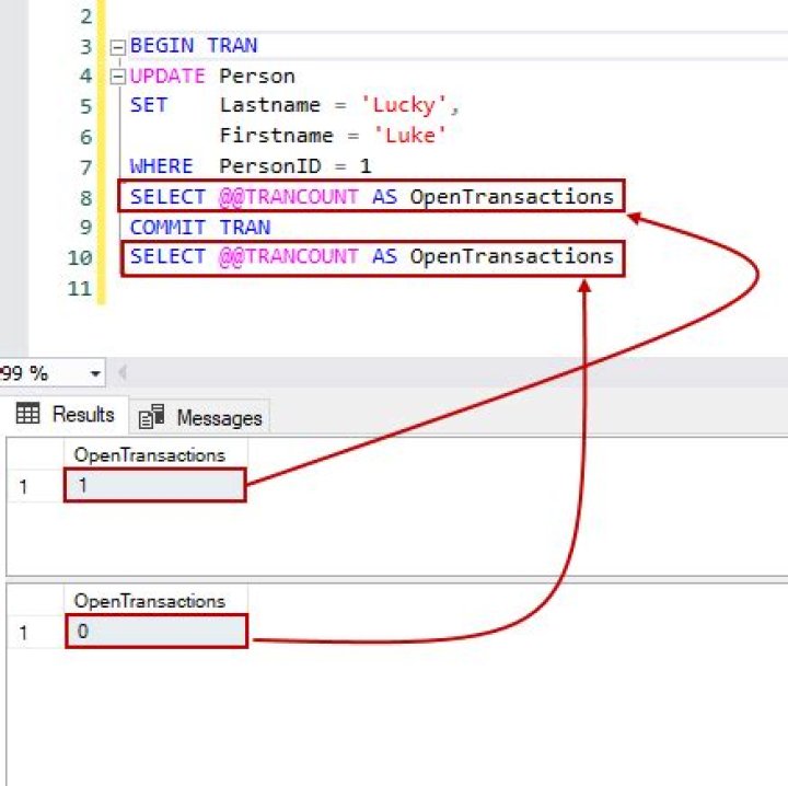 What is commit in SQL?