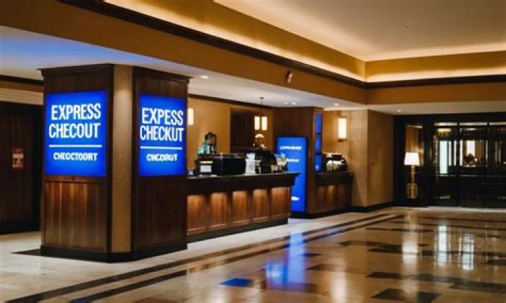 What is express check out at a hotel?